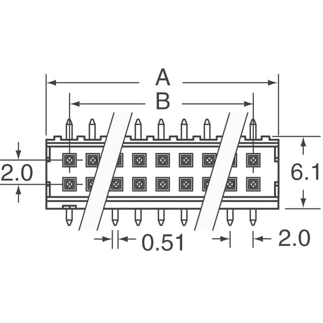 98424-G52-16ALF Amphenol ICC (FCI)  Embases à broches mâles